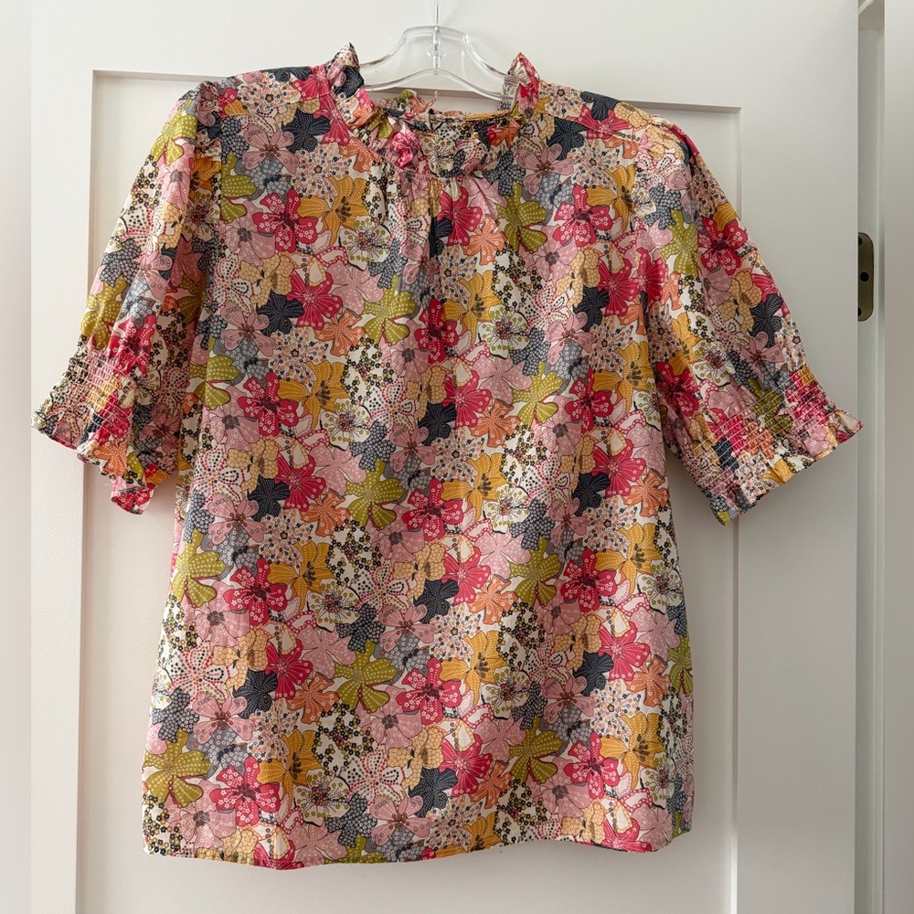 J. Crew Floral Liberty Print Top XL BNWT